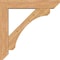 Ekena Millwork Legacy Slat Smooth Bracket w/ Offset Brace, Western Red Cedar, 7 1/2"W x 40"D x 40"H BKT0806X40X40LEC06SWR - alternate 2